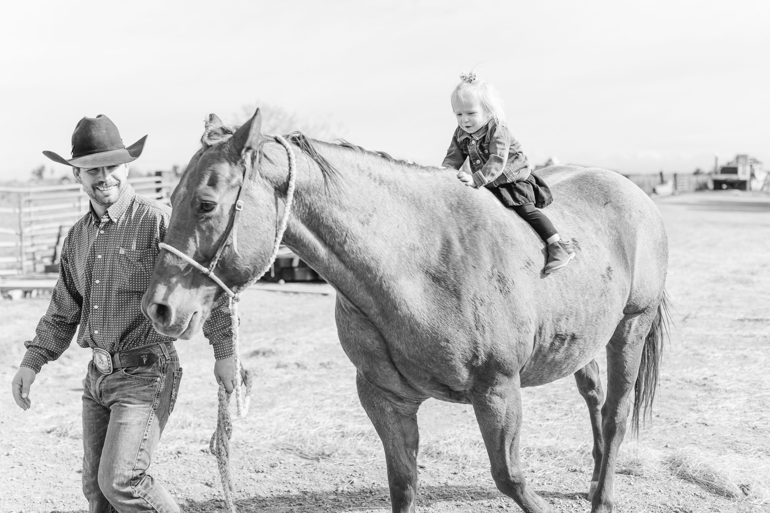 Family Session with Horses