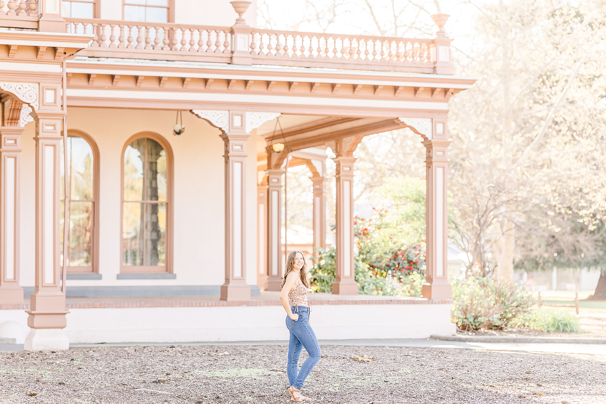 Bidwell Mansion and Chico State Senior Session